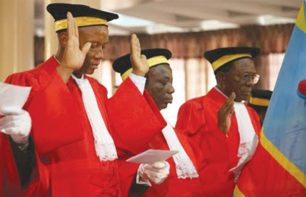  Des hauts magistrats congolais prêtent serment avant leur entrée en fonction PHOTO BEF