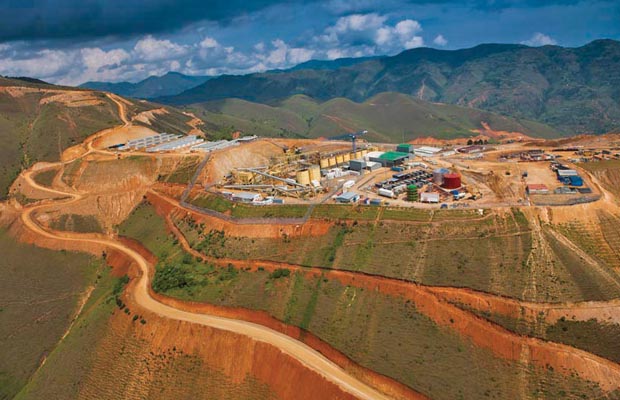 Site d’exploitation d’or à Twangiza dans la province du Sud-Kivu (photo Banro)
