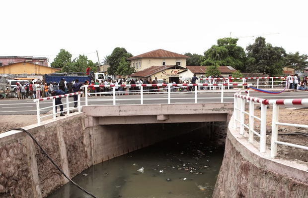 Le pont Moulaert inauguré récemment à Kinshasa-Bandal (Photo Radio Okapi)