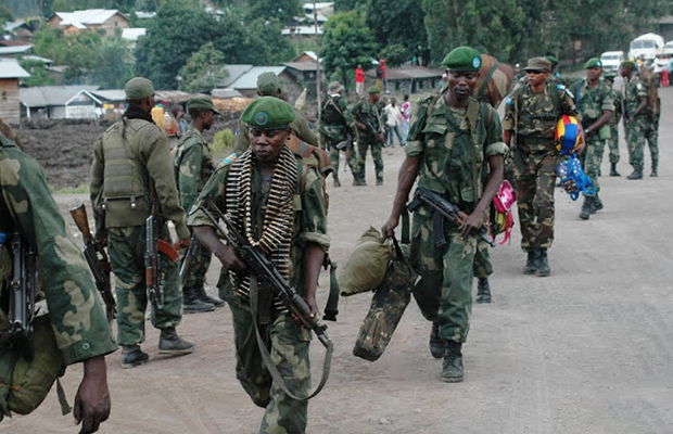 Les FARDC, lors d’une opération dans les Kivu.