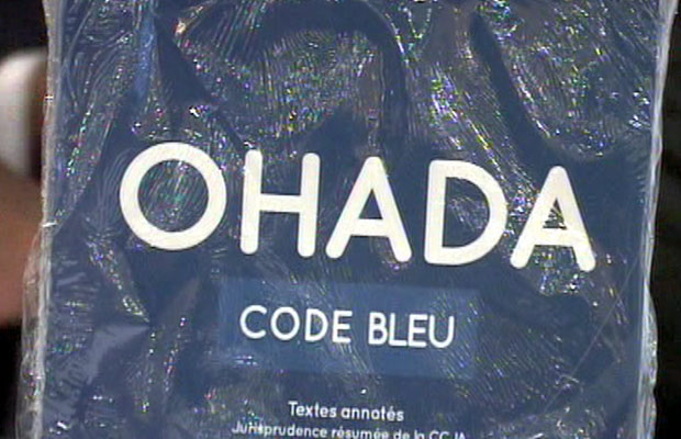 Le Code bleu reprend les différents arrêts rendus en application du droit OHADA. (Photo BEF)