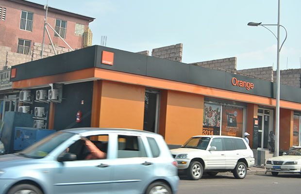 Une agence de la compagnie Orange dans la commune de Kintambo.