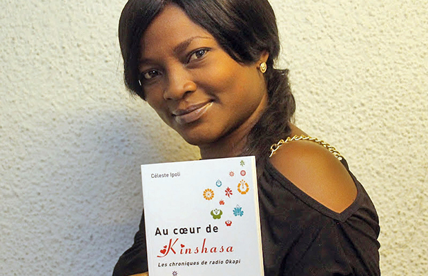 Céleste Ipoli, une des rares Congolaises à avoir publié un livre. 