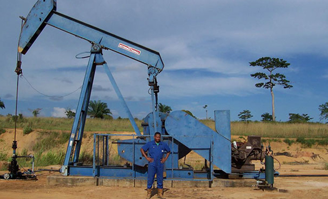 Un site pétrolier à Muanda, dans le Bas-Congo.