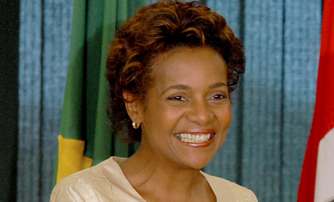 La Canadienne d’origine haïtienne Michaëlle Jean, élue secrétaire générale de l’OIF, le 30 novembre 2014.