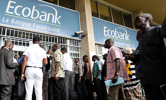 Ecobank, la banque panafricaine, présente dans quarante pays du continent et au-delà.