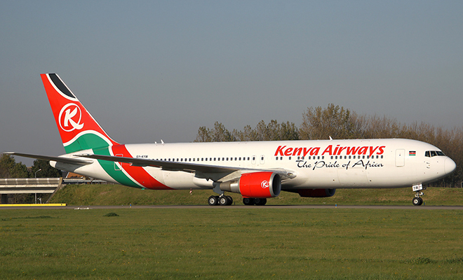 Kenya Airways a enregistré des pertes de 134 millions $.